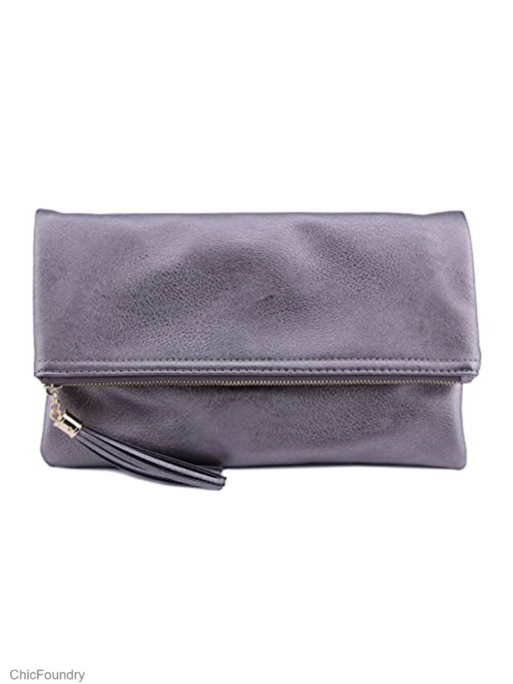Womens Envelope Clutch Foldover Crossbody Wallet Chain Strap